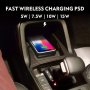 Car Wireless Charger Silicone Non Slip Pad For Iphone 14 13 12 11 Samsung 15W Car Wireless Phone Chargers Fast Charging Station Car Modification Wireless Charger