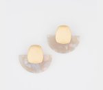 Stud Earrings - One Size Taupe
