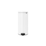 Brabantia White 30L Newicon Pedal Bin - 111785