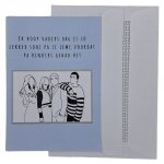 Paper Gift Card And Envelope Voor Kinders Blue