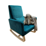 Noah Rocking Chair - Velvet Fabric