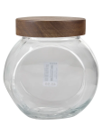 Small Glass Round Cookie Jar - None Assorted