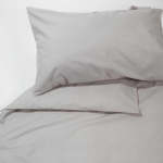 200 Thread Count 100% Cotton Kids Duvet Cover Set Light Grey - Double 200X200CM