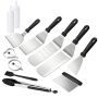 Stainless Steel Griddle Grill Utensil Set - 12PCS