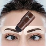 Advertising Oriented + Stamp Kit Eyebrow Template For Perfect Eyebrows With 10PCS Template Waterproof Eyebrow Makeup Long-lastin