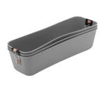 Ezy Multi Purpose Long Tray - Pack Of 3 Grey