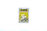 Towel Rail Flange Bracket 19MM 1 Pair On Card
