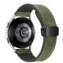 Faux Leather Strap For Huawei Watch 3- Army Green