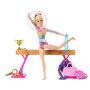 Gymnastics Doll & Accessories Playset With Blonde Fashion Doll