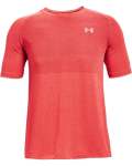 Men's Ua Vanish Seamless Run Short Sleeve - Venom RED-690 Md