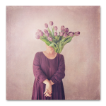 Bloom Tulips Art Print - 60 X 60CM No Frame Print Only