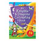 Book Colouring Knights And Dragons