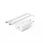 Belkin Boostcharge 25W Wall Chargers With Pps Usb-c Power Fast Charger For Iphone Samsung Galaxy Tab Ipad And More Usb-c To Usb-