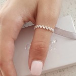 Lauren 925 Sterling Silver Branch Leaf Ring - Size 7