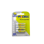 Ni Mh AAA1200MAH-4B 4PC Rechargeable Battery Aaa 1.2V Battery Stanarded Ni Mh