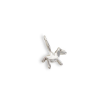 Horse Charm In Silver