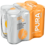 Soda Seville Orange Flavoured Sparkling Drink 6 X 300ML
