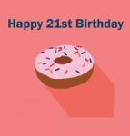 Birthday Guest Book - 21ST Birthday Book Guest Book Scrapbook Photo Album Keepsake Book Hardcover
