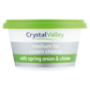Crystal Valley Medium Fat Cream Cheese With Spring Onion & Chives 175G