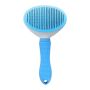 Self-cleaning Pet Grooming Brush - Blue