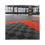 Izitrax Premium Car Flooring Tiles Black & Grey - Autostyle Motorsport South Africa