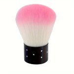 Versatile Nail Dust & Makeup Brush - Mushroom Head Design For Easy Application Fragrance-free Ideal For Hands Feet & Nails