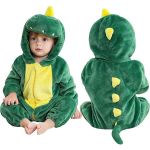 Baby Animal Costume - Winter Autumn Flannel Hooded Romper Cosplay Jumpsuit