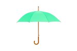 23" Wooden Shaft And Hooked Handle Umbrella