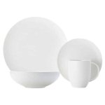 Basics White Diamonds Dinner Set 16 Piece