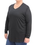 Ladies Long Sleeve Tee - 60 Black