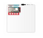 Parrot Magnetic Whiteboard Tile 355X355MM White BD1817W