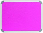 Info Board Aluminium Frame - 1500 1200MM - Pink