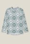 Cotton On Flynn Long Sleeve Raglan Rash Vest - Swag Green/tile Palm