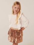 Robin Sequin Girls Skirt - 10-12 Yrs Gold