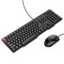 Hoco Wired USB Business Keyboard And Mouse Set English Version- GM16