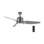 ECODEPOT BRIGHT STAR Bright Star FCF041 Ceiling Fan With Remote 56W 3 Steel Blades Satin 1220MM Diameter