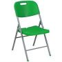 Casey Steel Folding Chair Size 430X450X835MM Colour Green