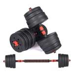 Everlast 30KG Vinyl Barbell & Dumbbell Set