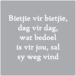 Stencil Bietjie Vir Bietjie
