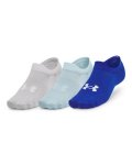 Unisex Ua Ultra LO-3-PACK Socks - Blue Md