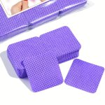 300 Pcs Lint Free Nail Wipes - Soft Gel Nail Polish Remover Pads For Eyelash Extensions - Non-lint Cleaning Wipe For Glue Remova