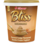 Clover Caramel Fudge Flavoured Double Cream Yoghurt 1KG