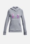 Under Armour Rival Fleece Logo Hoodie - Grey