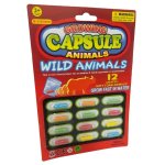 - Sponge Growing Animals Capsules - Wild Animals 12 Capsules