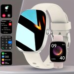 IP68 Waterproof Smartwatch With 4.65CM Full Touch Display Syncs With Smartphone 300MAH USB Rechargeable Battery Wireless 5.0 Sle