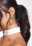Silver Double Twist 3 Pack Hoop Earrings - Silver