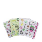Hard Cover Journal A5 80SHT-ASST Designs Pack Of 16 Books