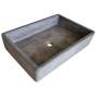 Charcoal Cement Basin Concrete Sink Kitchen Or Bathroom 605 X 410 X 130MM