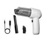 FL-8803 Portable Handheld Car Vacuum Cleaner Style: 3.7V Wireless Charging White
