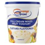 Orange Grove Full Cream Mixed Fruit Yoghurt Custard Flavoured 1KG